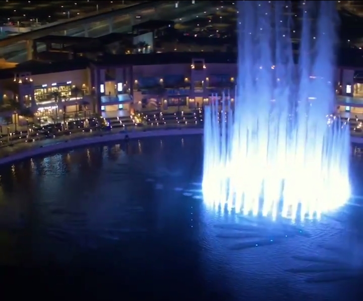 The magical Dubai Fountain