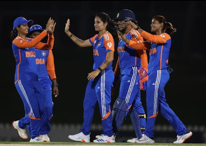 India Women Claim Victory in T20 (twitter x)