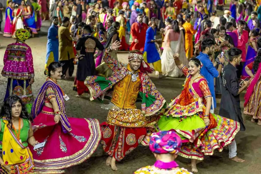 Navratri Festival of Gujarat: Celebrations, Garba-Dandiya Night and Specialties2024 ( google )