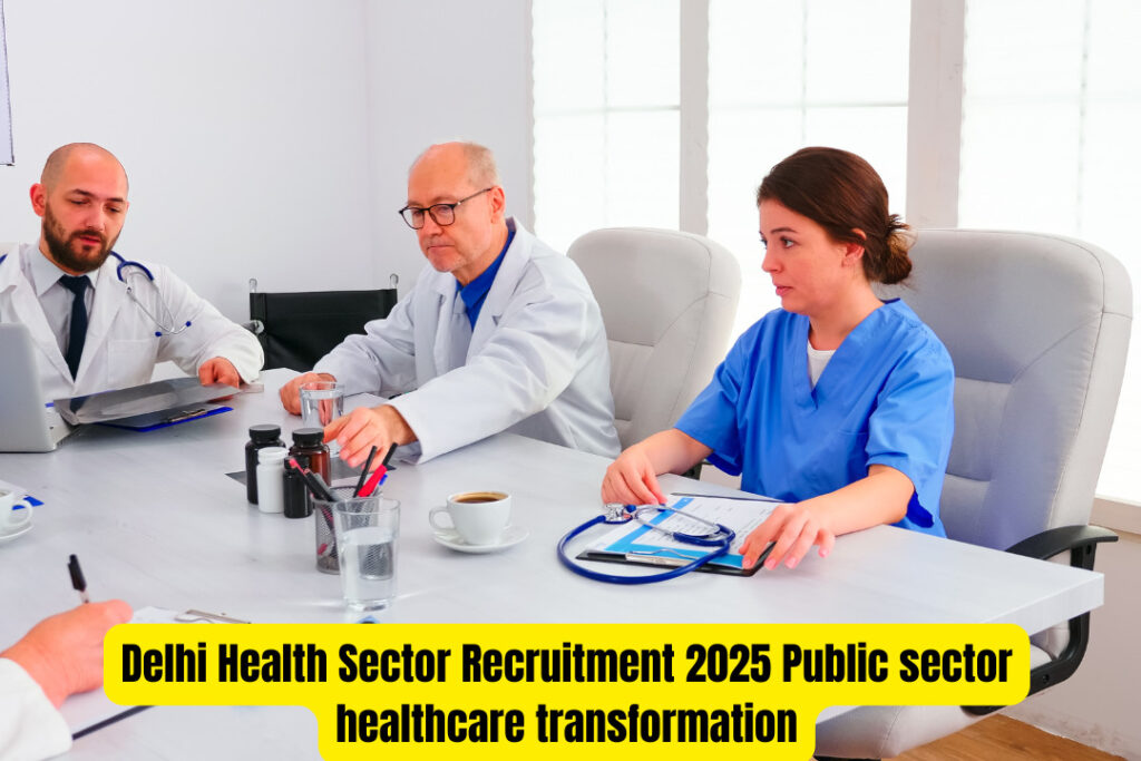 Delhi Health Sector Recruitment 2025 Public sector healthcare transformation