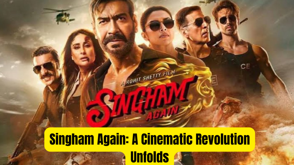 Singham Again: A Cinematic Revolution Unfolds ( canva )